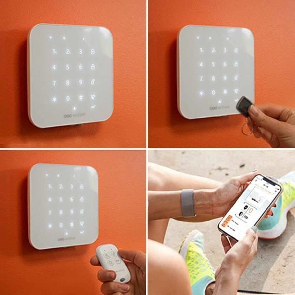Larmsystem SCS SENTINEL KitAlarm Wi-Fi 4G 8 Delar - 4