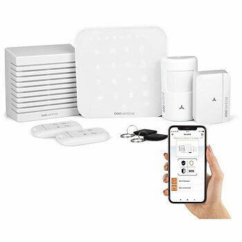 Larmsystem SCS SENTINEL KitAlarm Wi-Fi 4G 8 Delar