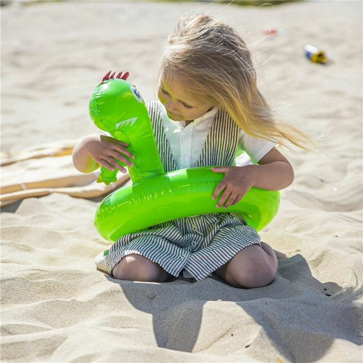 Uppblåsbar poolflotta Swim Essentials Dinosaur - 8
