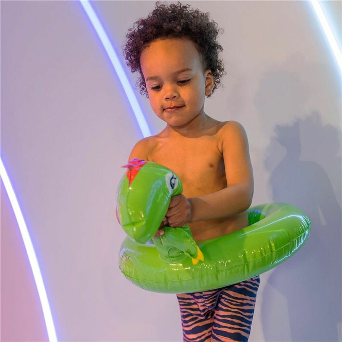 Uppblåsbar poolflotta Swim Essentials Dinosaur - 5