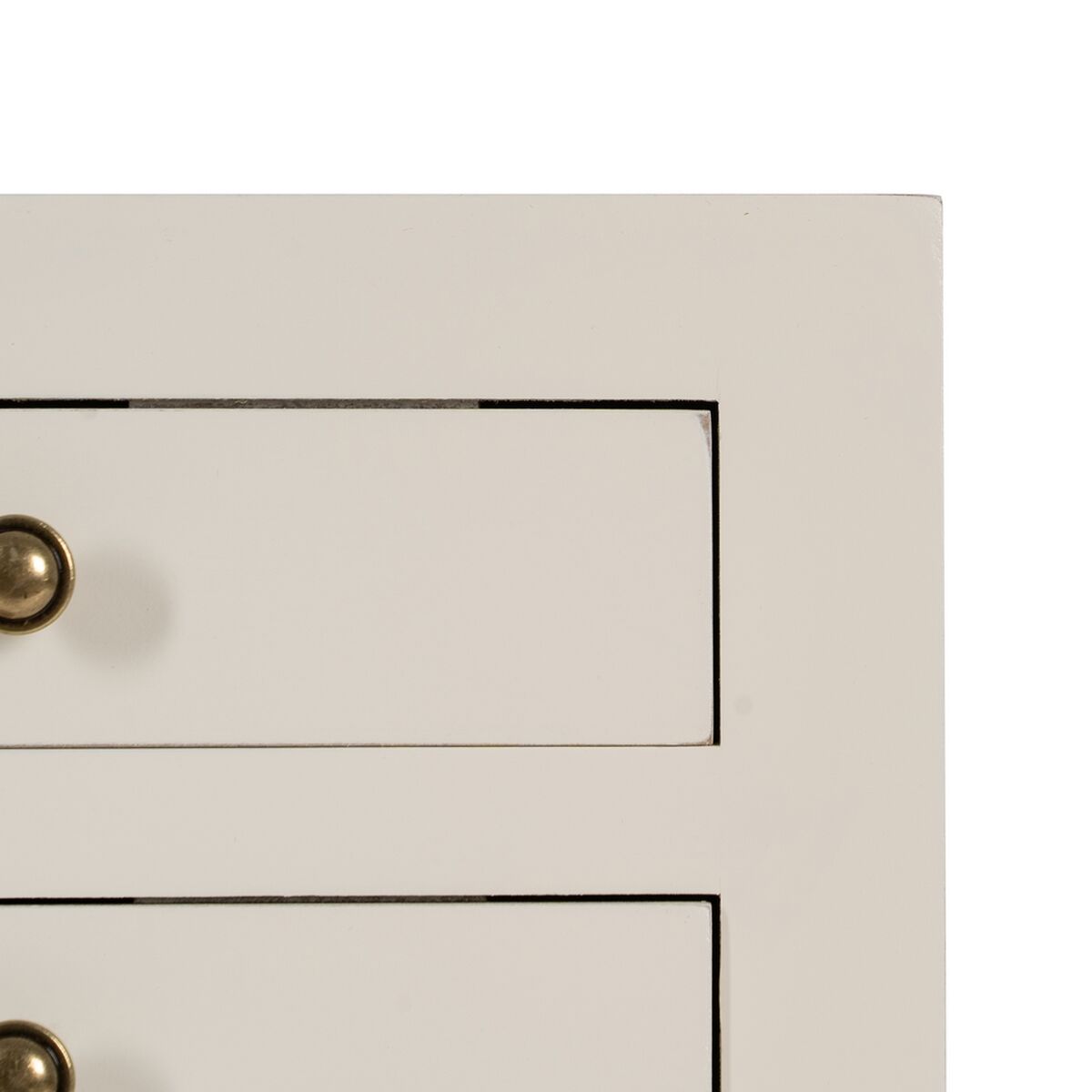 Konsol Vit Granträ Trä MDF 85 x 26 x 85 cm - 2