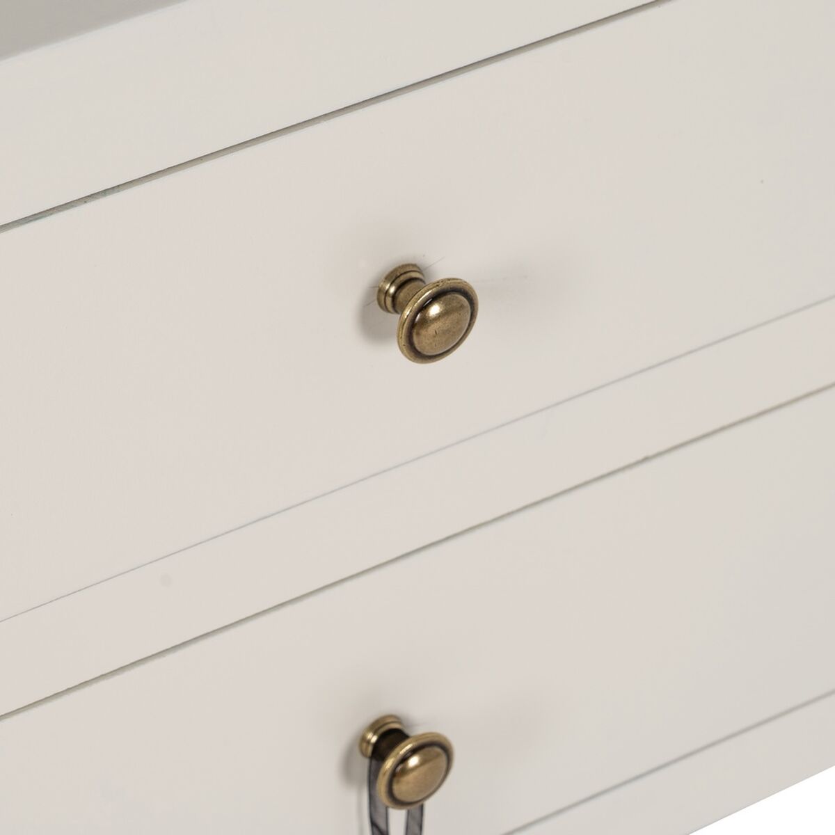 Konsol Vit Granträ Trä MDF 85 x 26 x 85 cm - 5