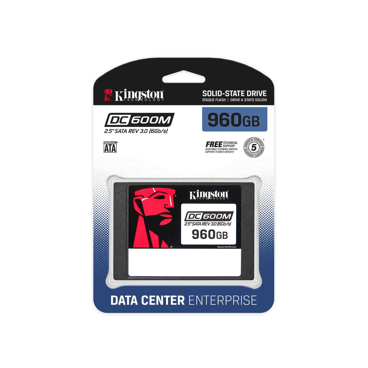 Hårddisk Kingston SEDC600M/960G TLC 3D NAND 960 GB SSD - 3