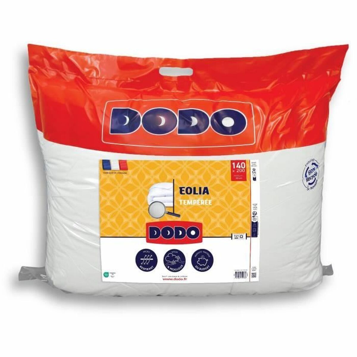 Täcke DODO EOLIA Vit 300 g/m² 140 x 200 cm