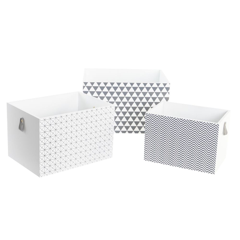 Uppsättning med Dekorativa Lådor DKD Home Decor (37 x 28 x 23 cm) - 2