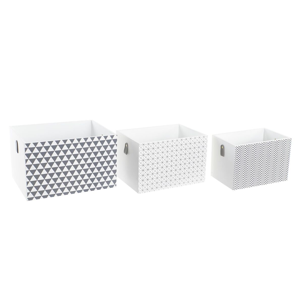 Uppsättning med Dekorativa Lådor DKD Home Decor (37 x 28 x 23 cm) - 5