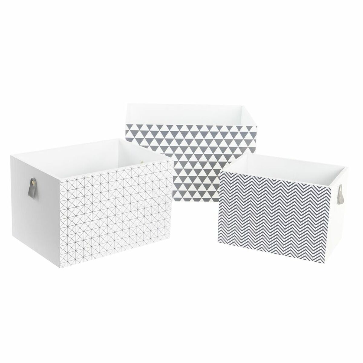 Uppsättning med Dekorativa Lådor DKD Home Decor (37 x 28 x 23 cm) - 6