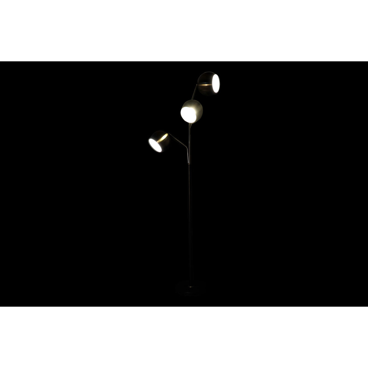 Golvlampa DKD Home Decor 35 x 25 x 167 cm Glas Metall Vit 220 V 50 W - 5