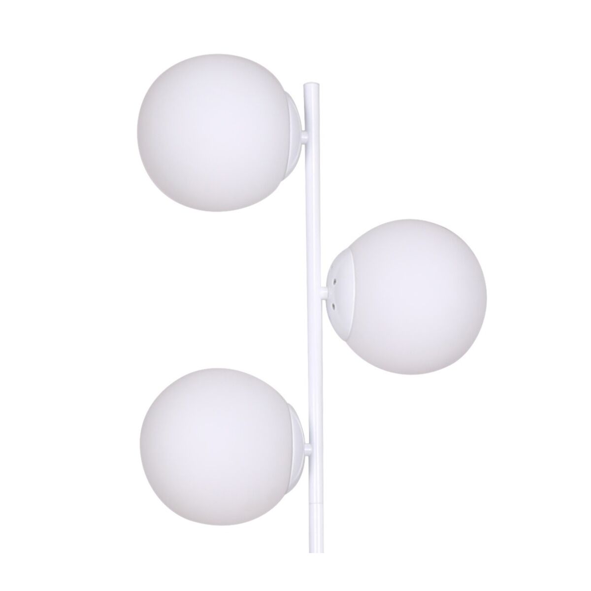 Golvlampa DKD Home Decor 35 x 25 x 167 cm Glas Metall Vit 220 V 50 W - 6