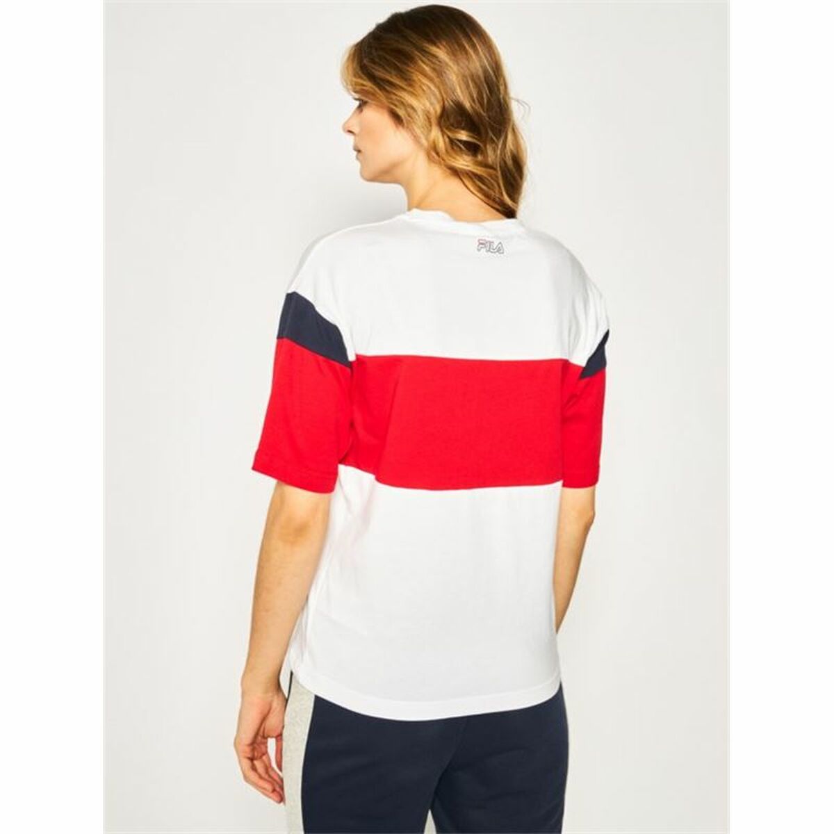 T-shirt med kortärm Dam Fila Lalette Sport Vit - 5