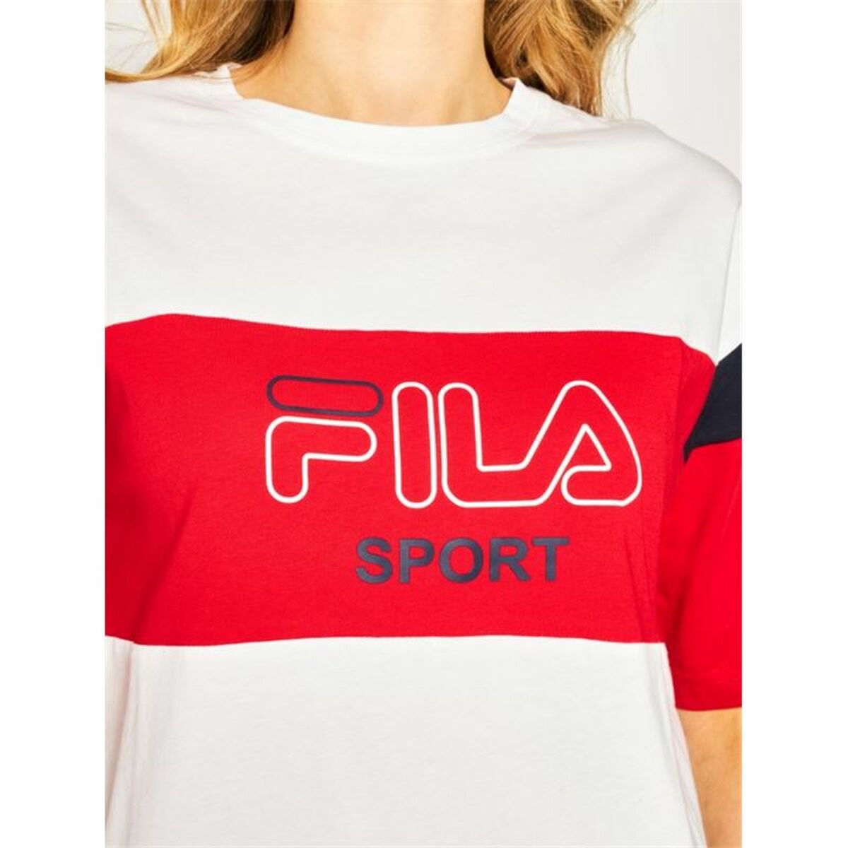 T-shirt med kortärm Dam Fila Lalette Sport Vit - 6