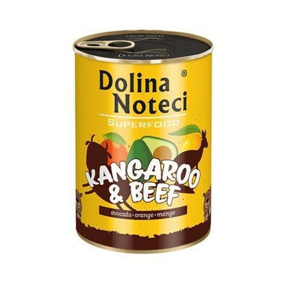 Våt mat Dolina Noteci Superfood Kalvkött Känguru 800 g