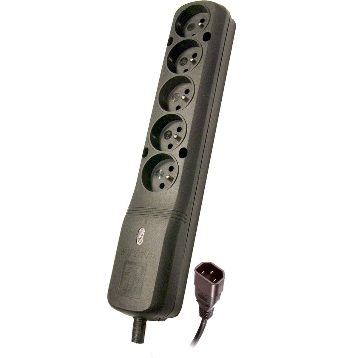 Ellist 5 Tomas-uttag utan brytare Lestar LZ- 530 BW G-A K.:CZ IEC320 (1,5 m)