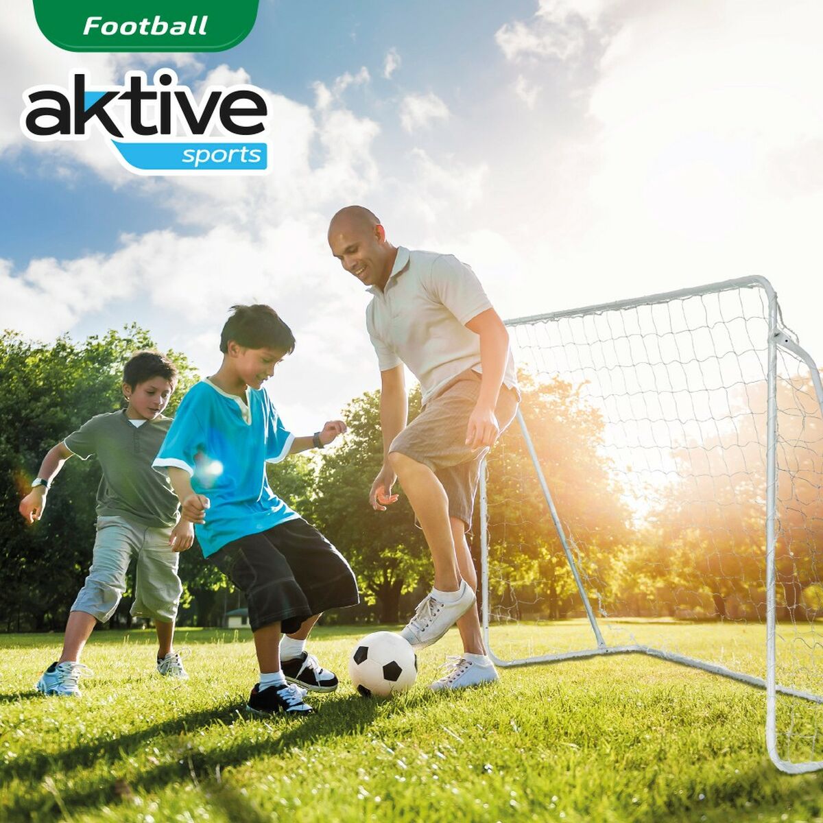 Fotbollsmål Aktive 182 x 91 x 122 cm - 11