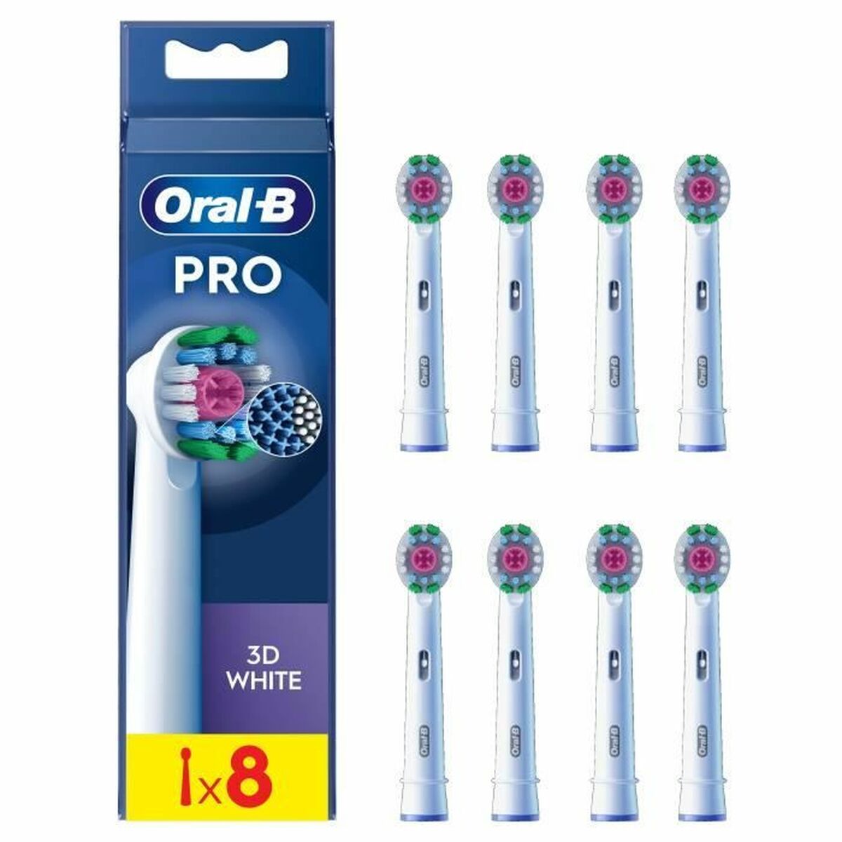 Tandborsthuvud Oral-B 80731295 Vit