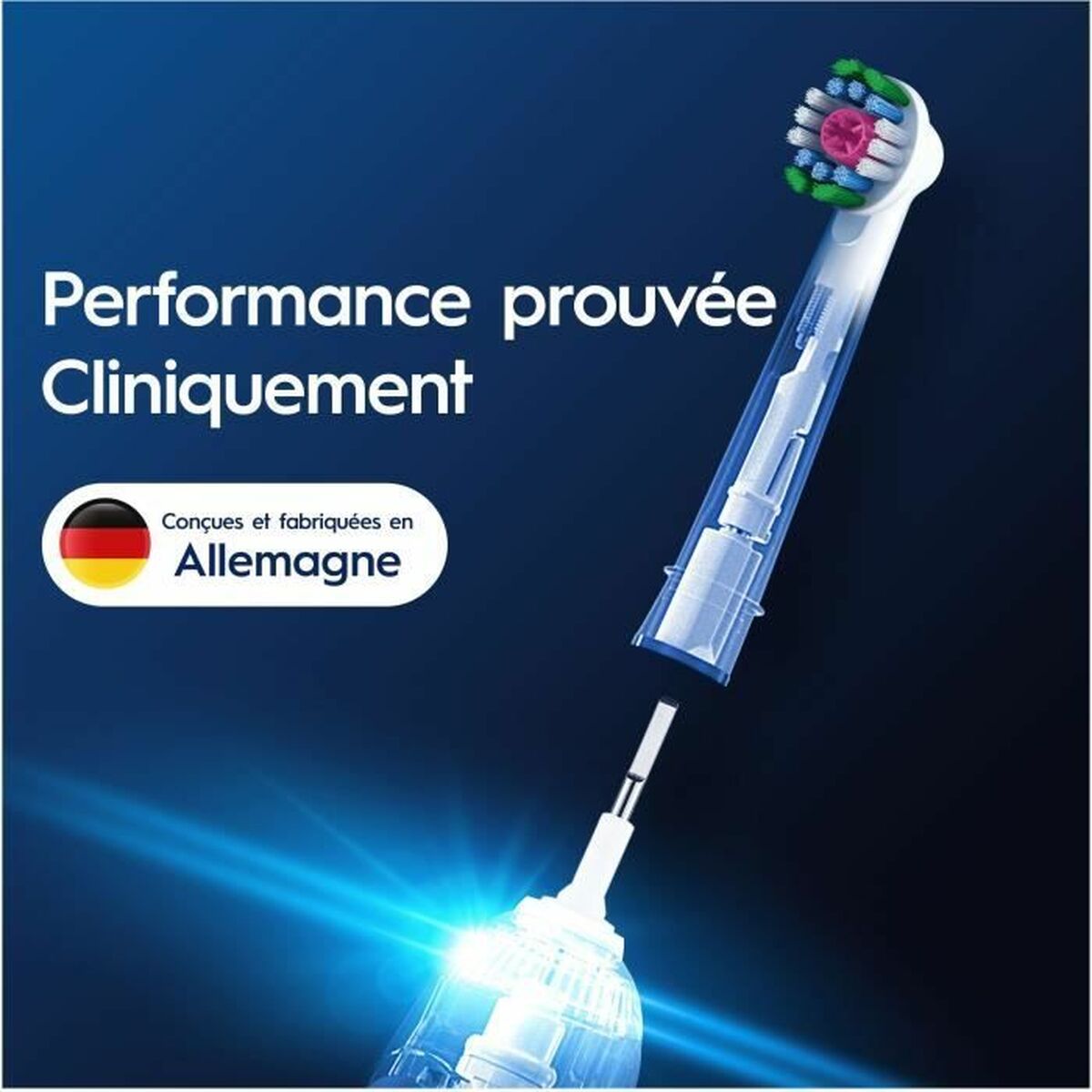 Tandborsthuvud Oral-B 80731295 Vit - 4