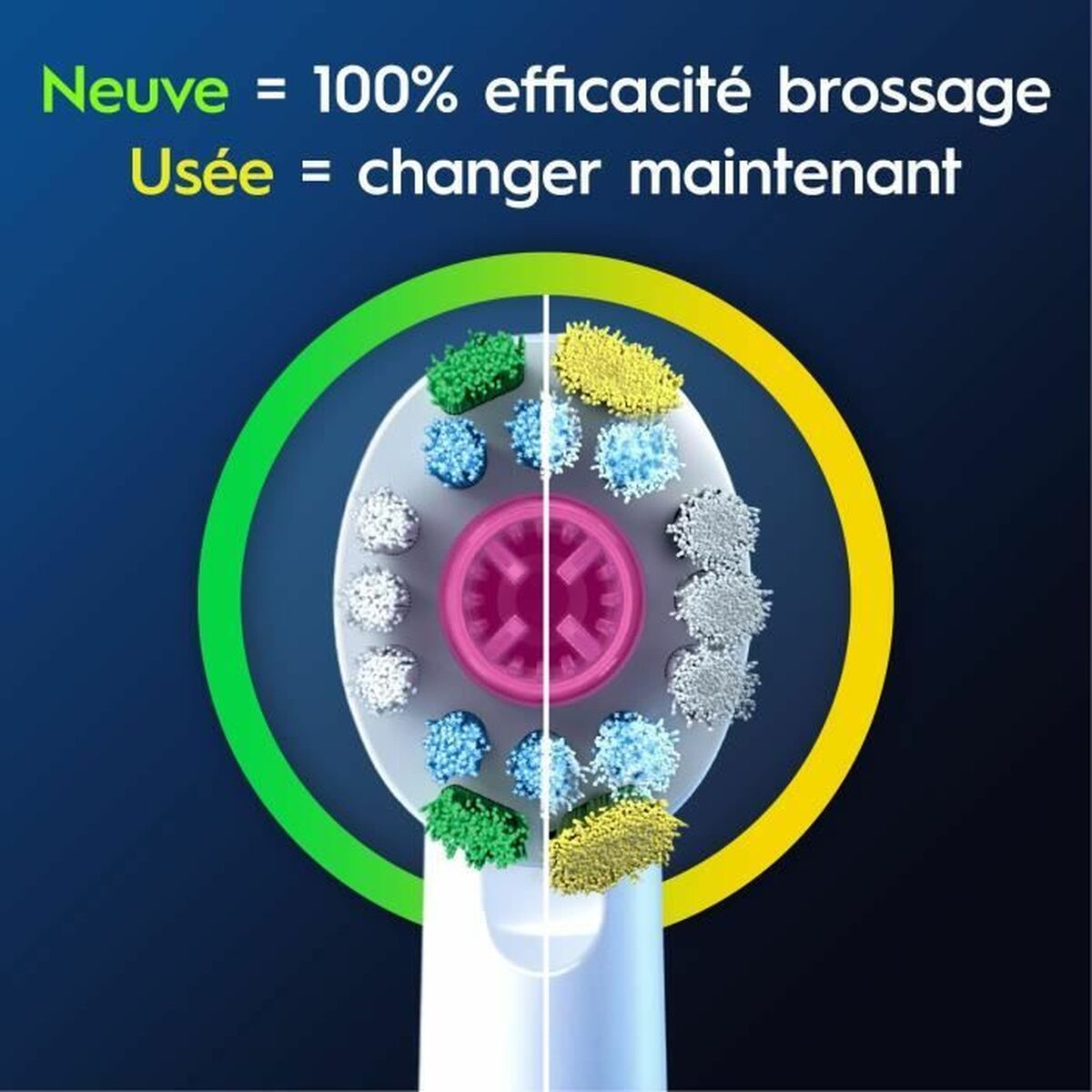 Tandborsthuvud Oral-B 80731295 Vit - 6