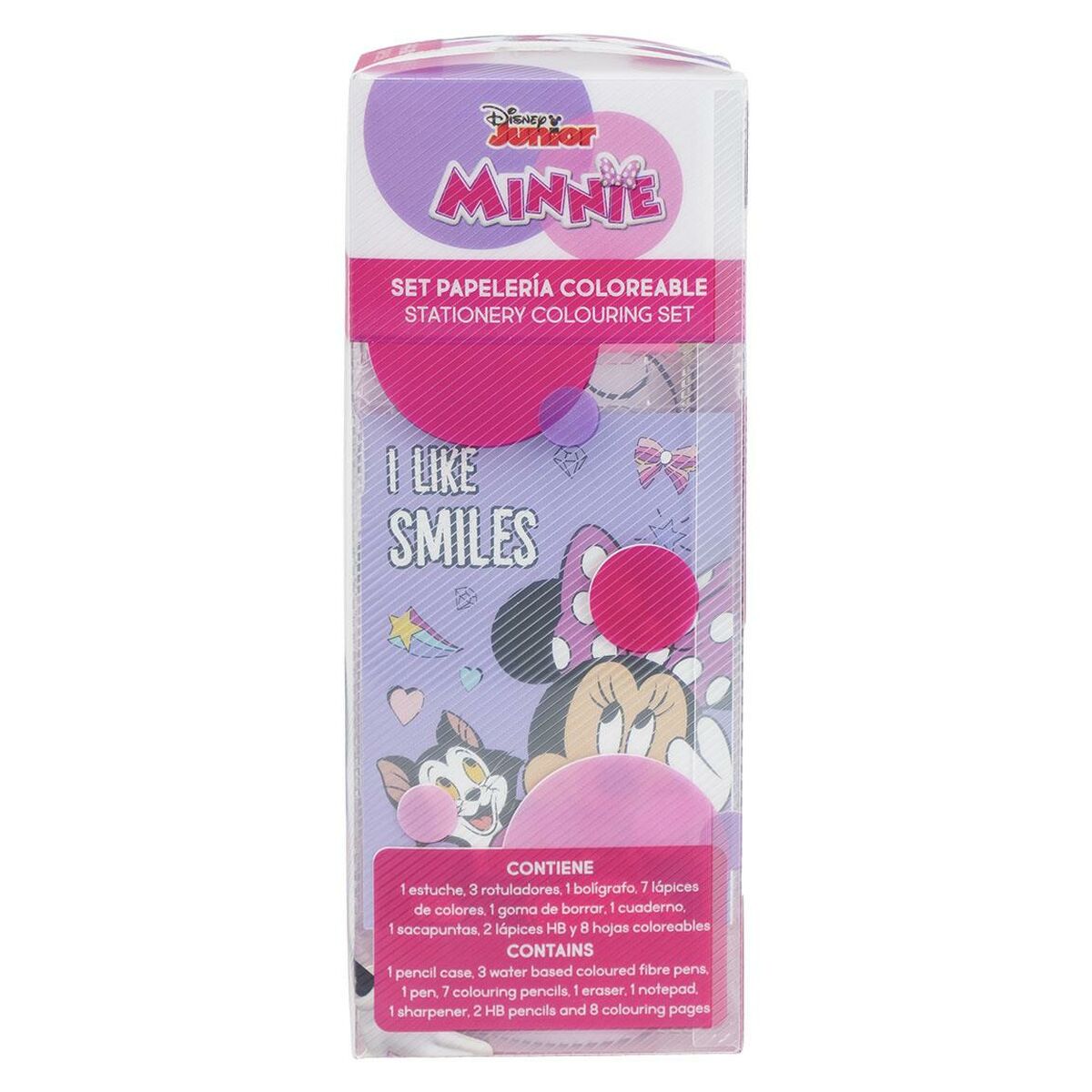 Brevpapper Set Minnie Mouse 25 Delar Rosa - 2