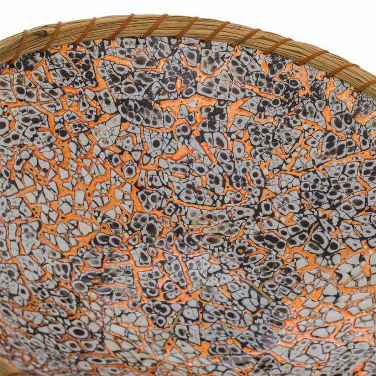 Bordsdekoration Alexandra House Living Gyllene Keramik 31 x 8 x 31 cm - 4