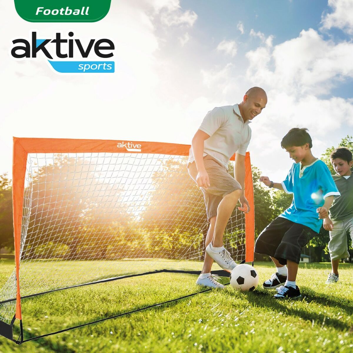 Fotbollsmål Aktive 200 x 100 x 100 cm (2 antal) - 8
