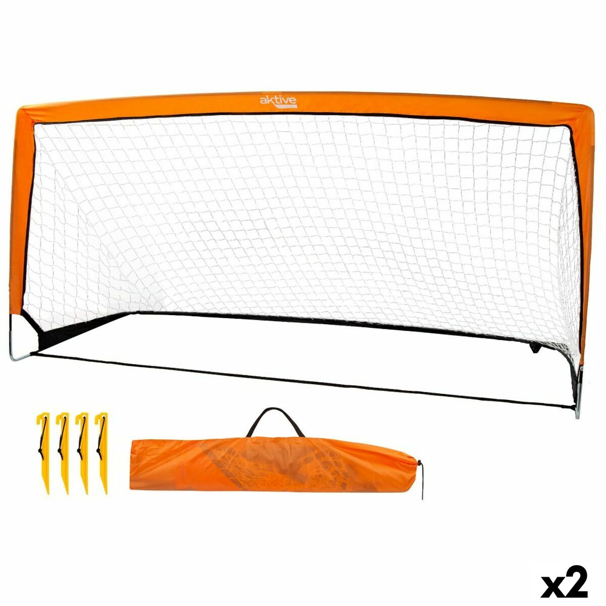 Fotbollsmål Aktive 200 x 100 x 100 cm (2 antal) - 6