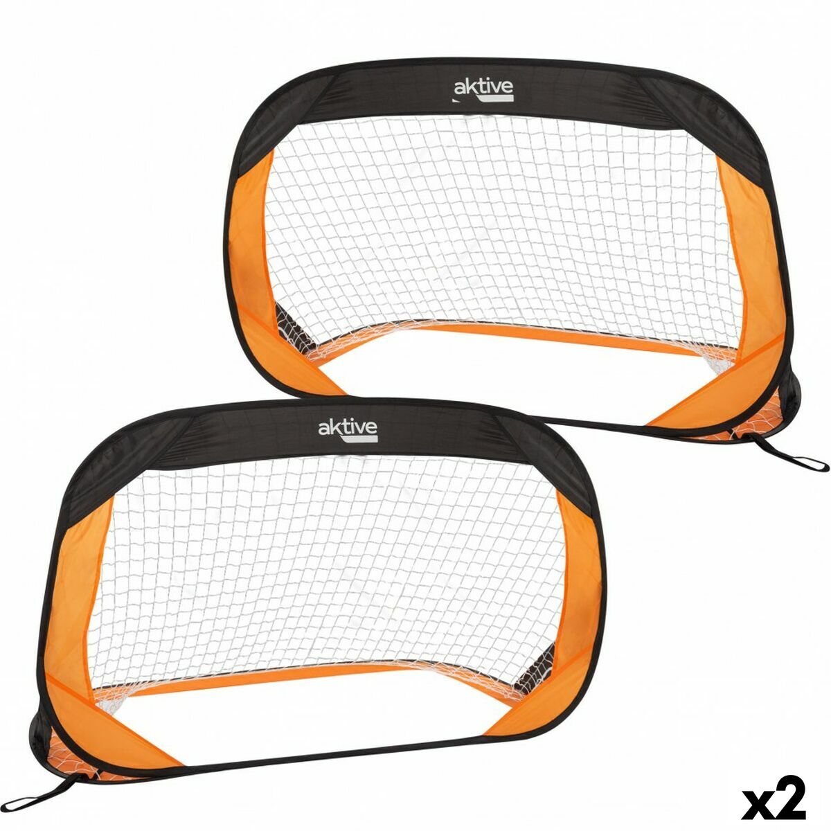 Set med 2 fotbollsmål Aktive 120 x 80 x 80 cm (2 antal) - 6