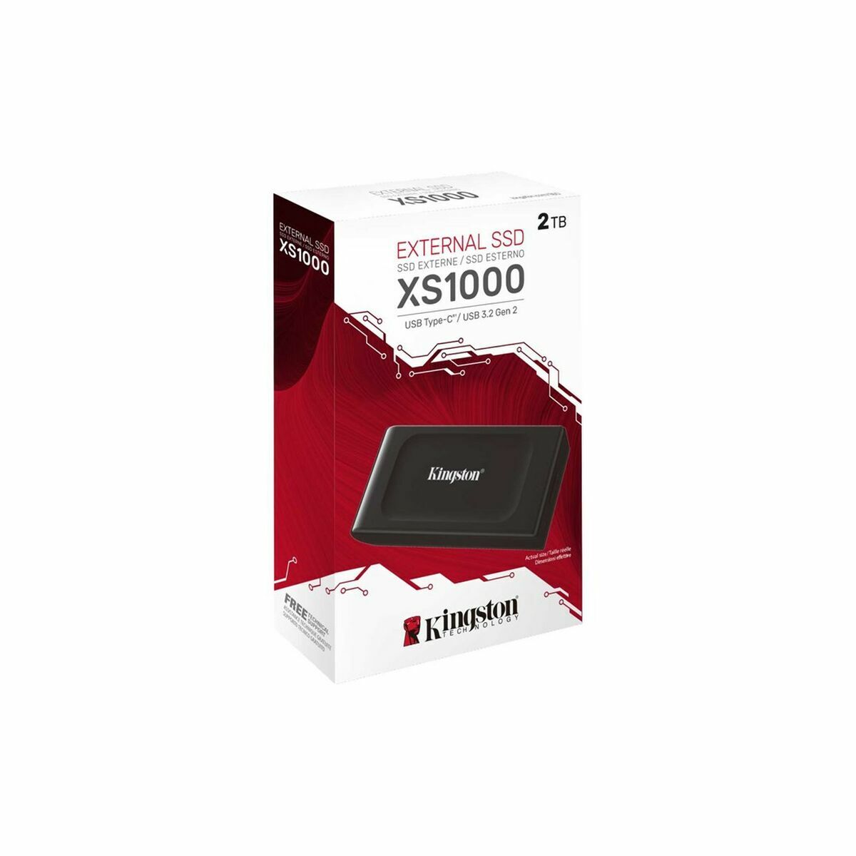 Extern Hårddisk Kingston SXS1000/2000G 2 TB SSD - 3