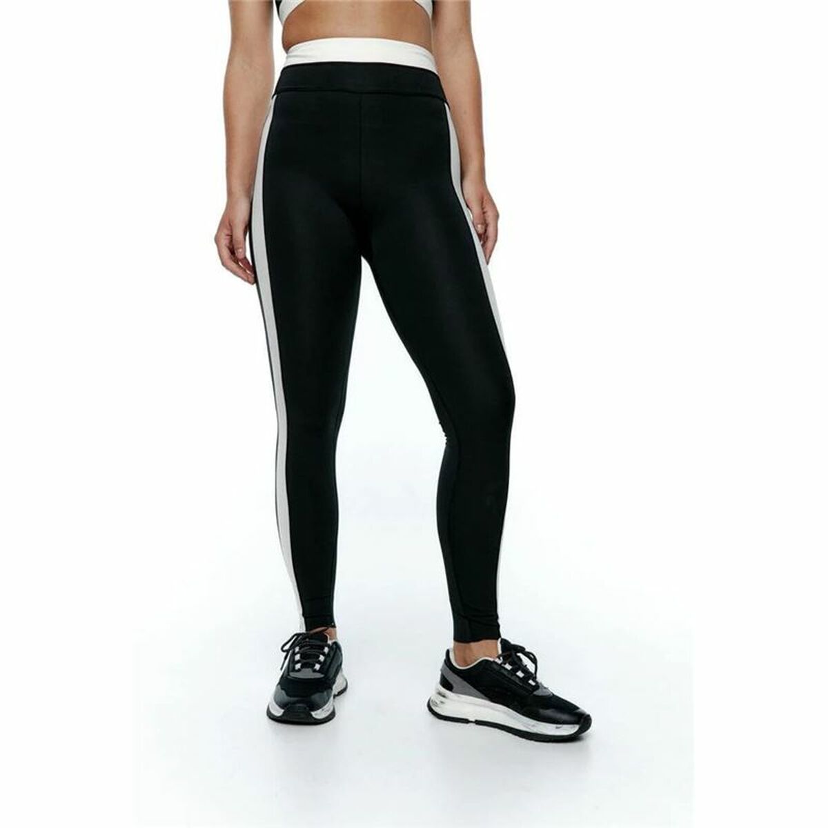 Sport-leggings, Dam Black Limba Yinyang Svart - 4