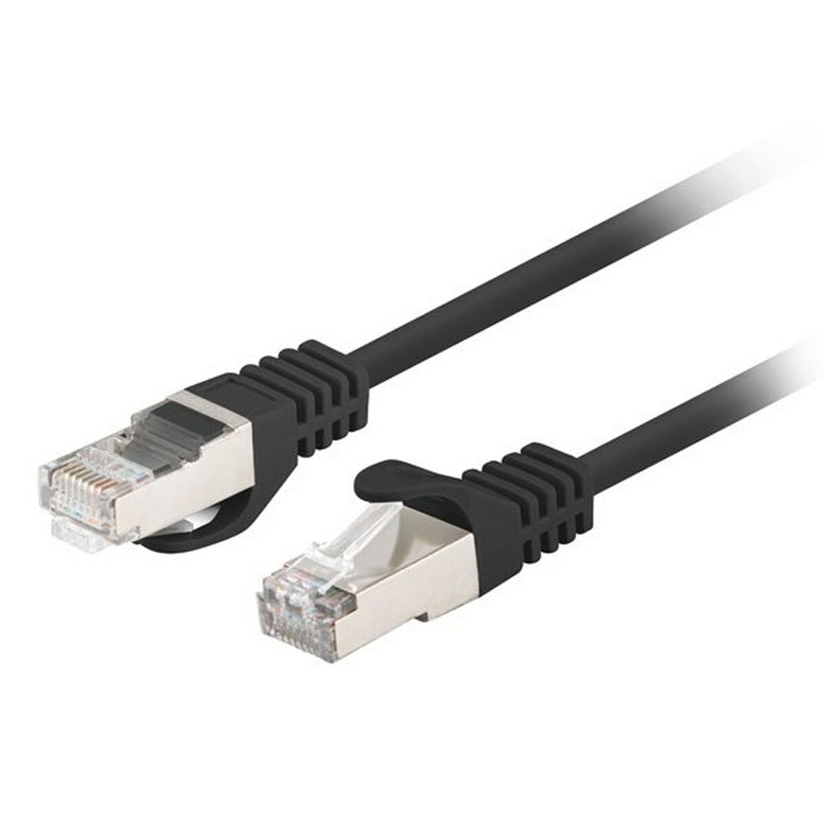 Nätkabel UTP Styv Kategori 6 Lanberg PCF6-20CC-0100-BK