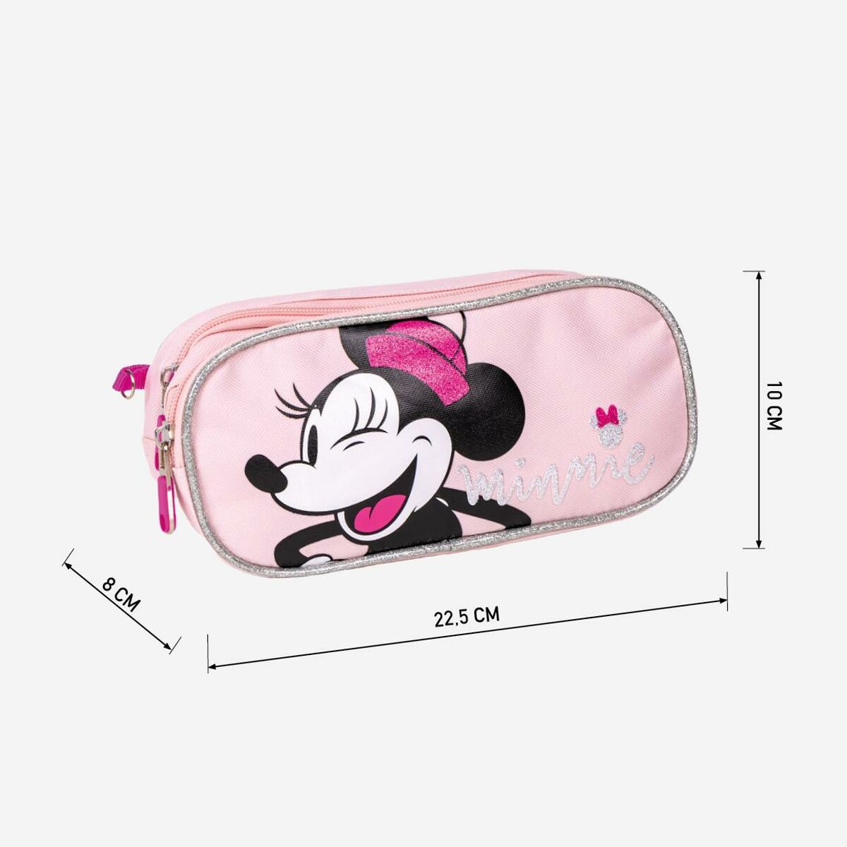 Dubbel bär-allt Minnie Mouse Rosa 22,5 x 8 x 10 cm - 8