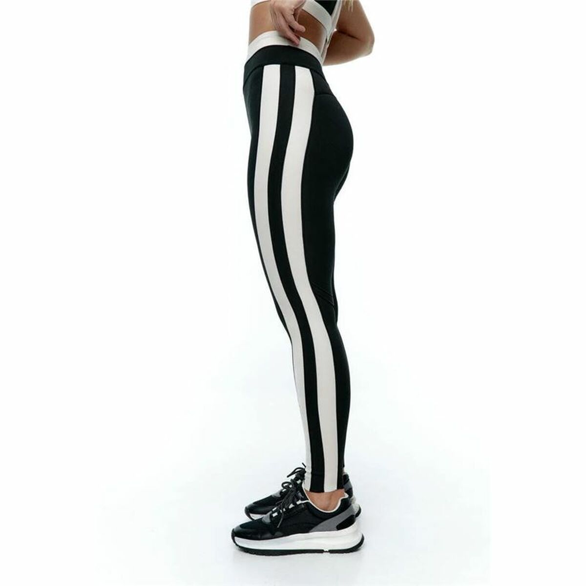 Sport-leggings, Dam Black Limba Yinyang Svart - 5
