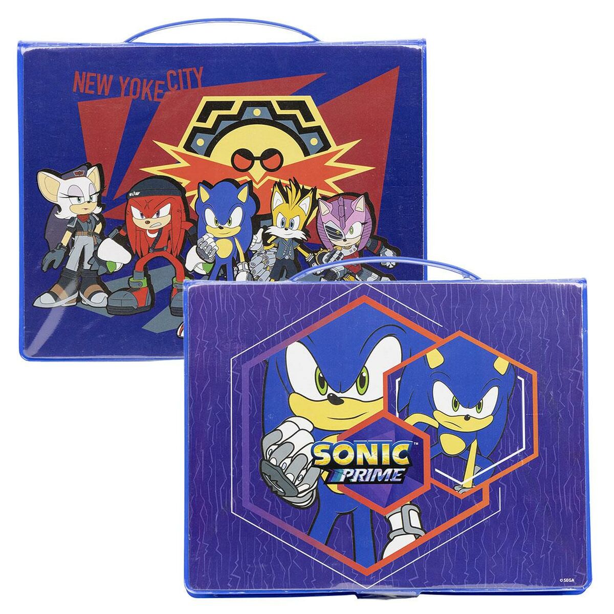 Brevpapper Set Sonic Portfölj Mörkblå - 2