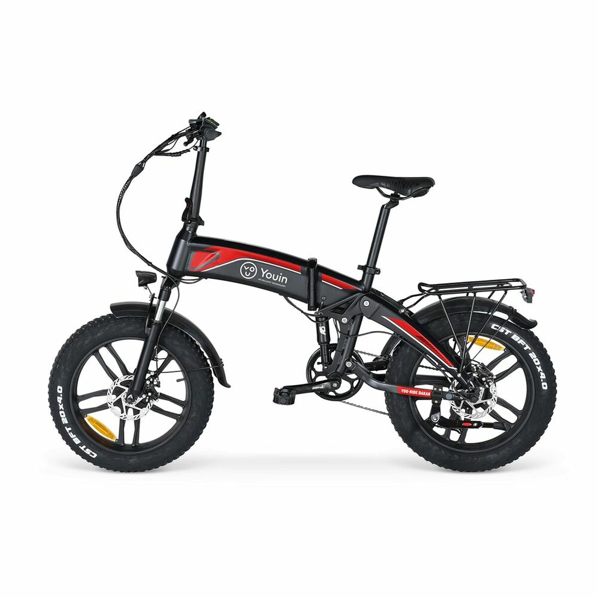 Elcykel Youin BK1400R 20" 25 km/h Röd 250 W 10000 mAh 20" - 2
