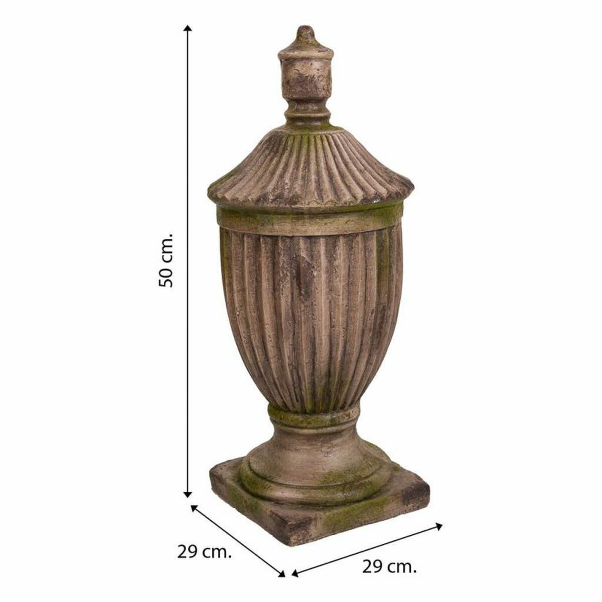 Vas Alexandra House Living Glasfiber Magnesium 29 x 50 x 29 cm - 7