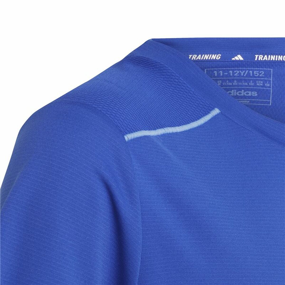 Barn T-shirt med kortärm Adidas Aeroready Blå - 5