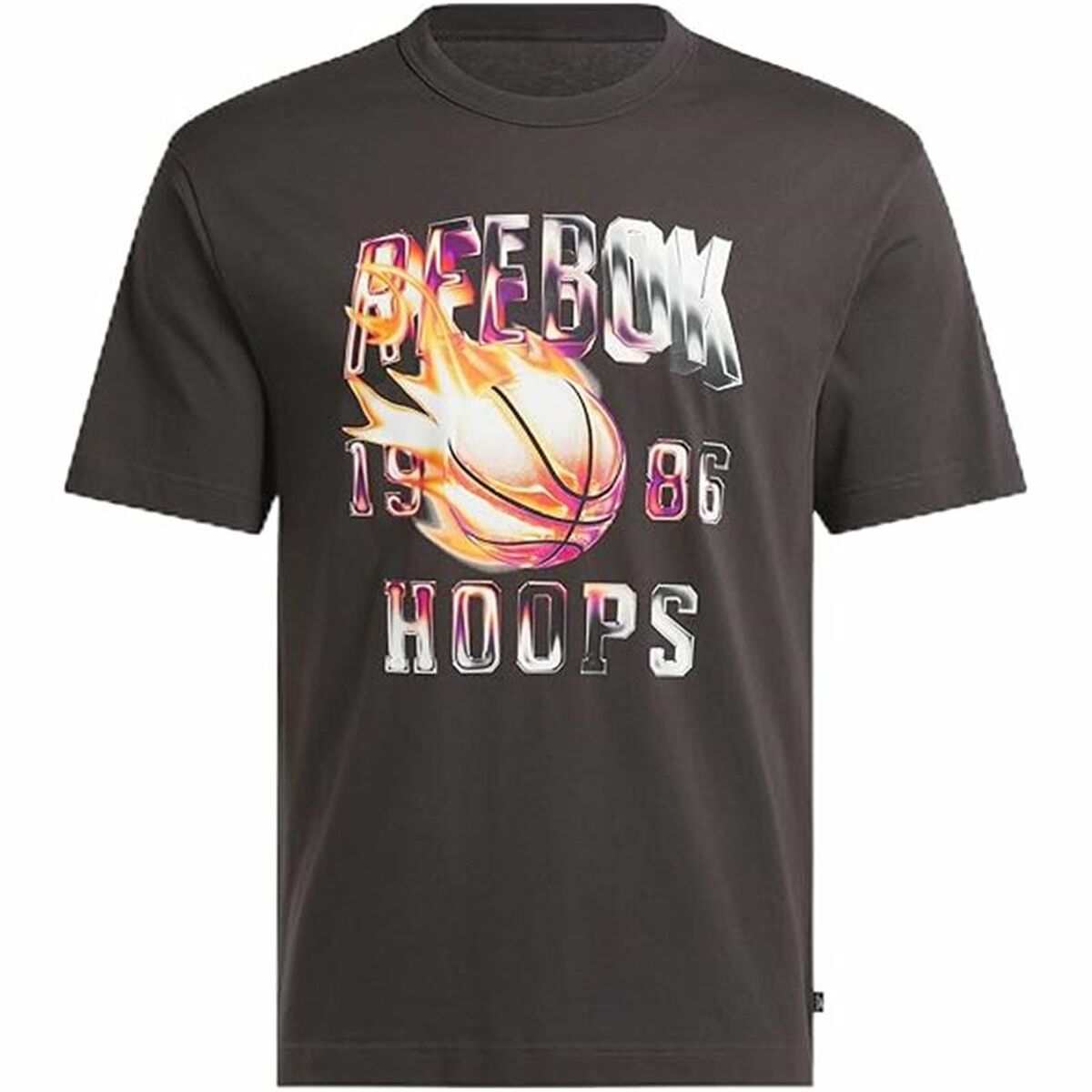 T-shirt med kortärm Herr Reebok Gs Basketball On Fir Svart