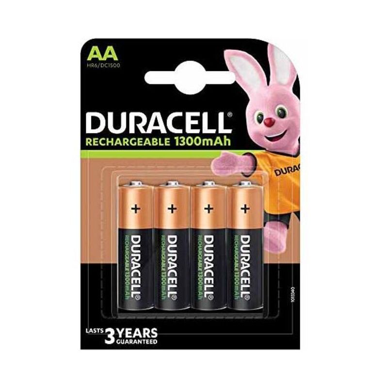 Laddningsbara Batterier AA DURACELL 1300 mAh - 7