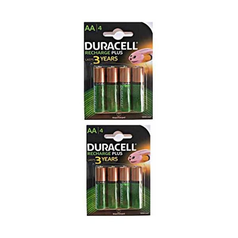 Laddningsbara Batterier AA DURACELL 1300 mAh - 4