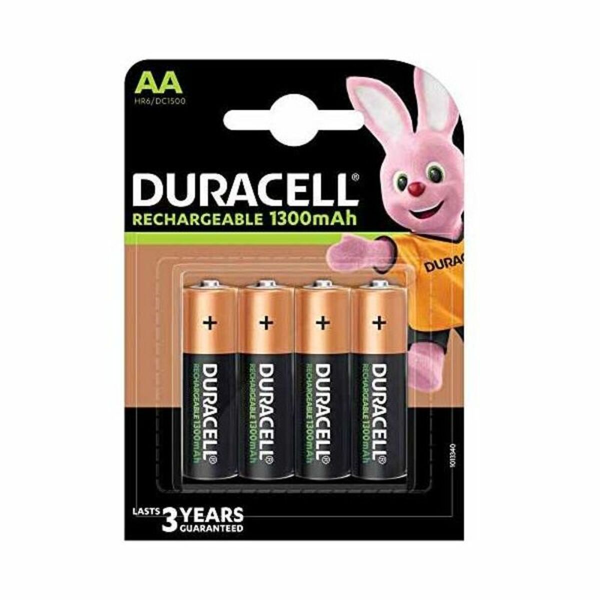 Laddningsbara Batterier AA DURACELL 1300 mAh - 9
