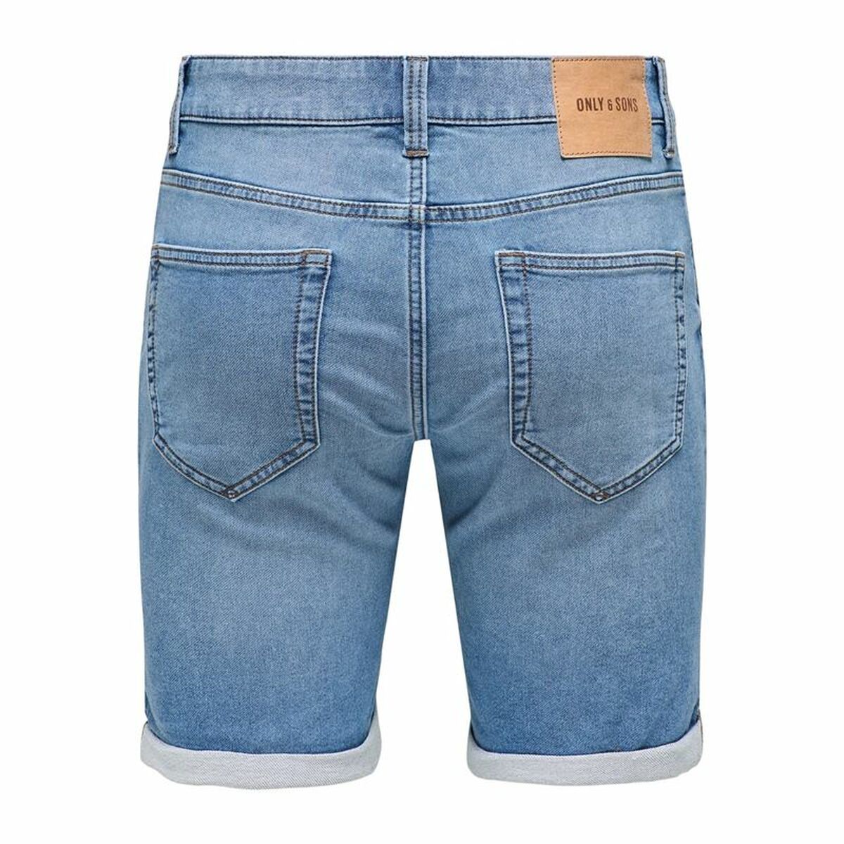 Herr Jeans Shorts Only & Sons Onsply 8584 Blue Denim Blå - 2