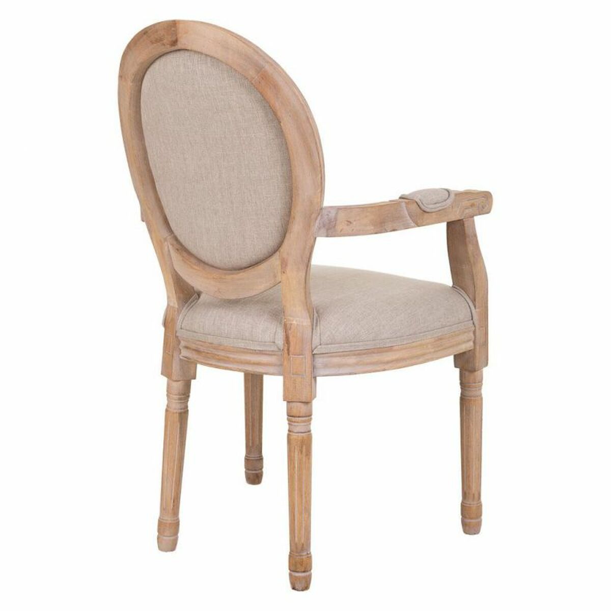 Matsalsstol Alexandra House Living Kräm 46 x 96 x 55 cm - 4