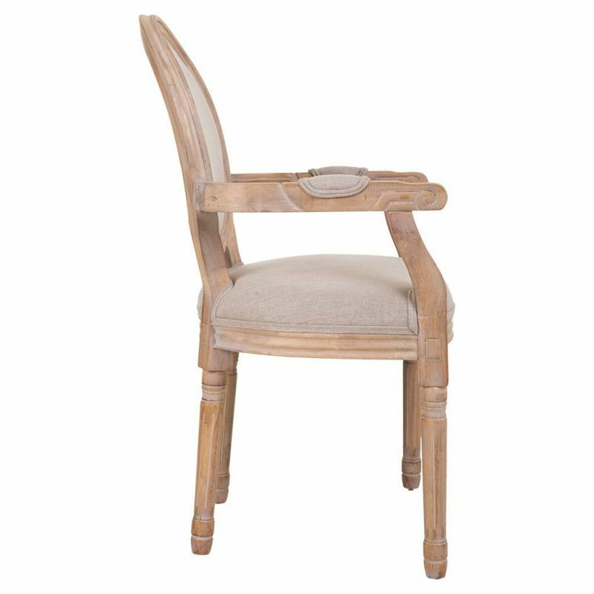 Matsalsstol Alexandra House Living Kräm 46 x 96 x 55 cm - 3