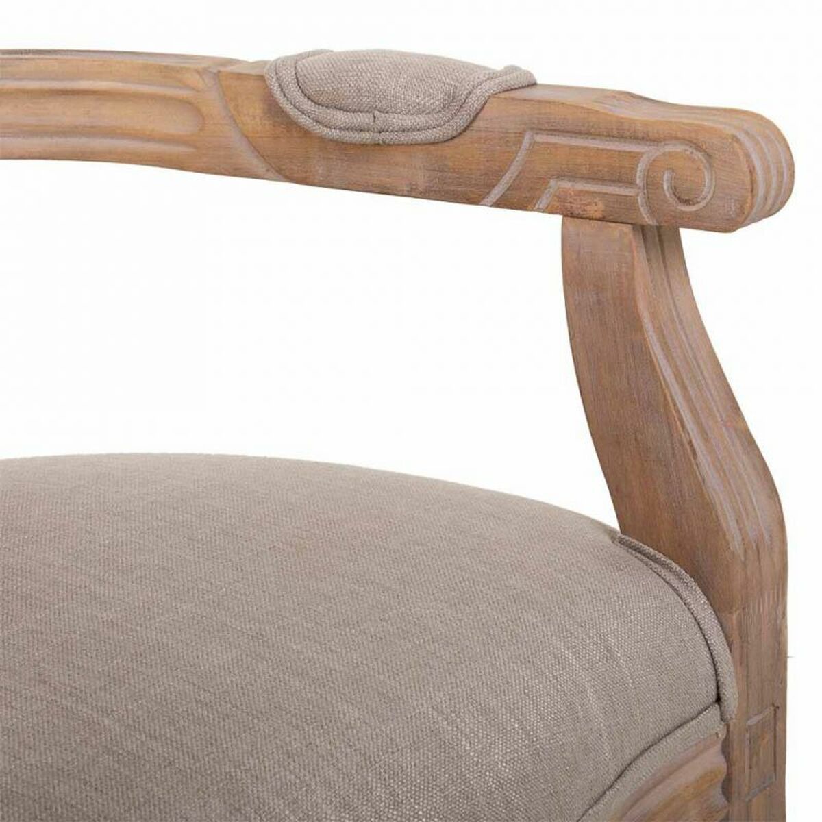 Matsalsstol Alexandra House Living Kräm 46 x 96 x 55 cm - 5