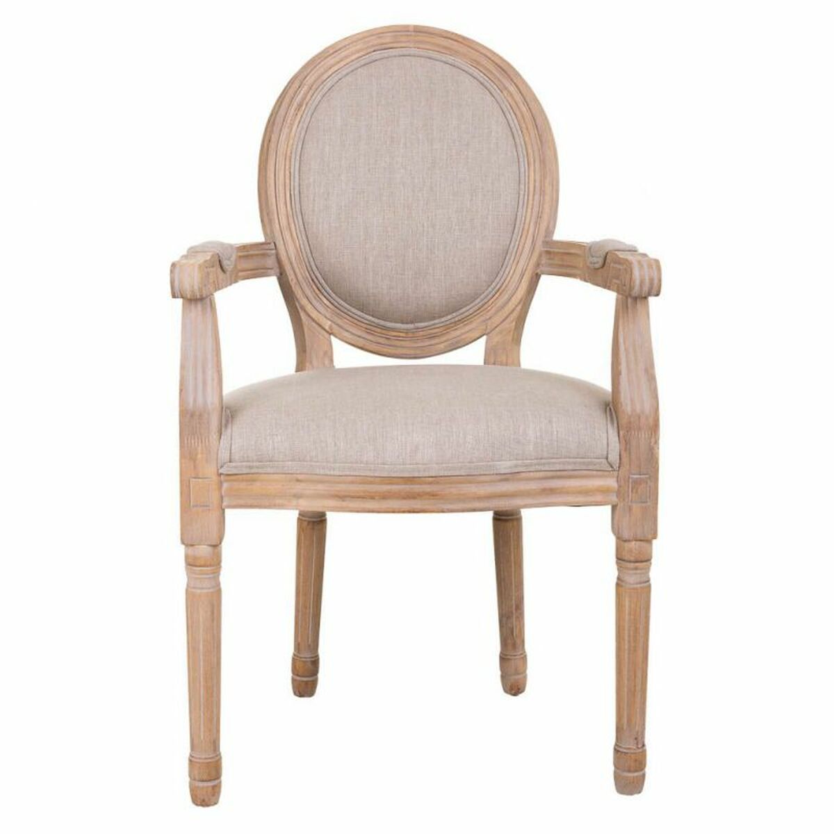 Matsalsstol Alexandra House Living Kräm 46 x 96 x 55 cm - 2