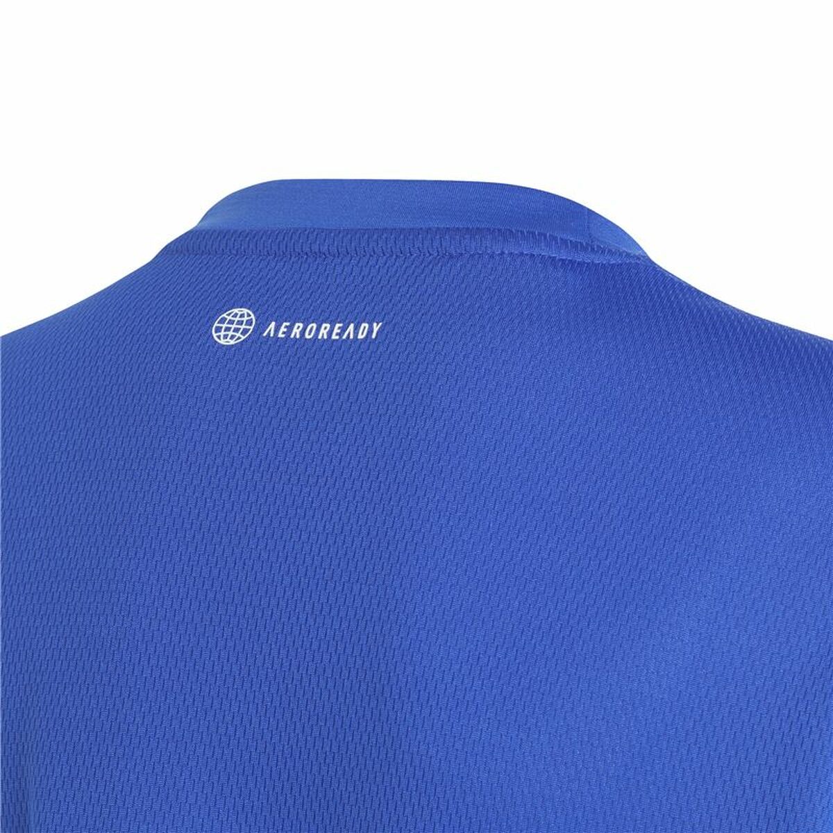 Barn T-shirt med kortärm Adidas Aeroready Blå - 4