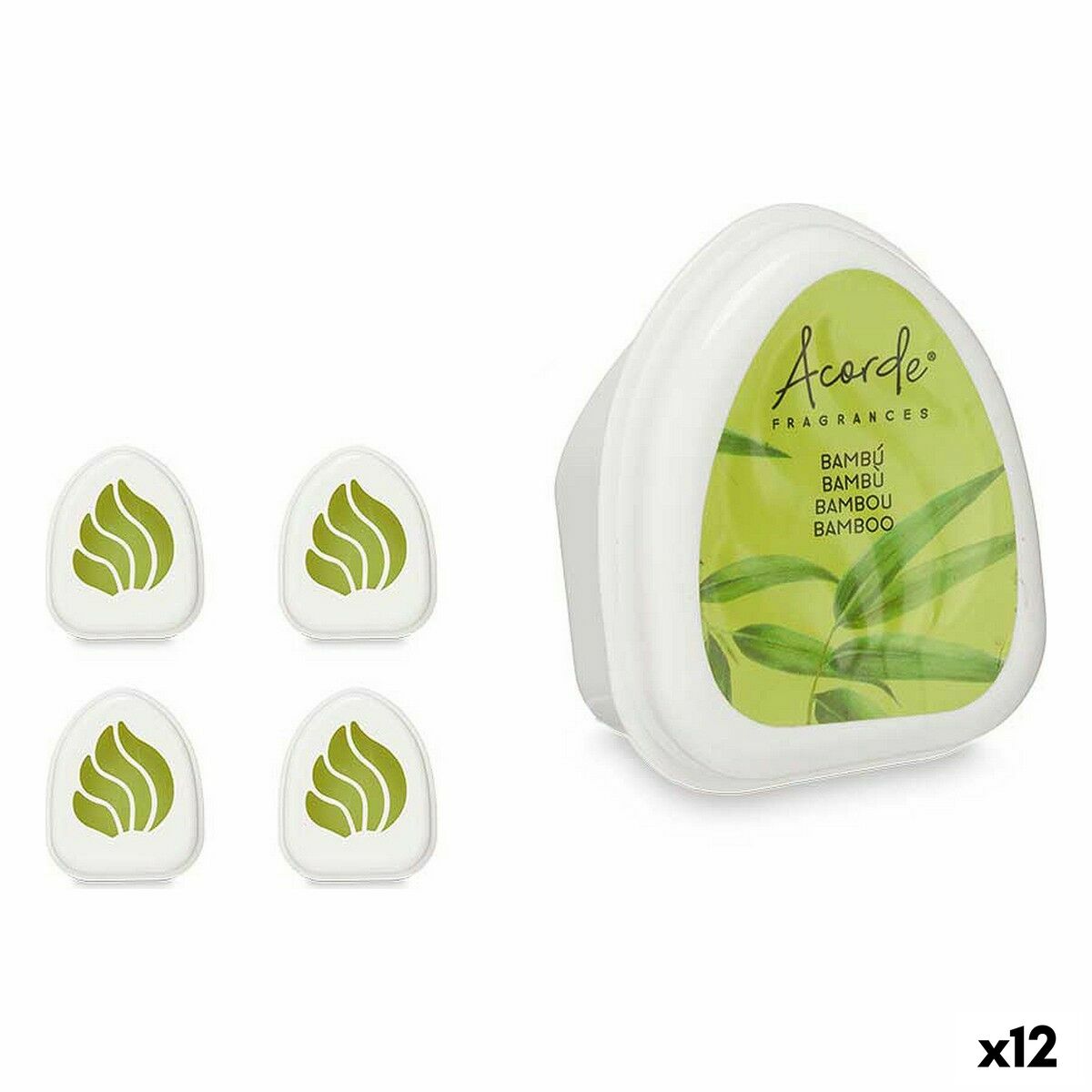 Set med luftfräschare Acorde Bambu 50 g (12 antal) - 3