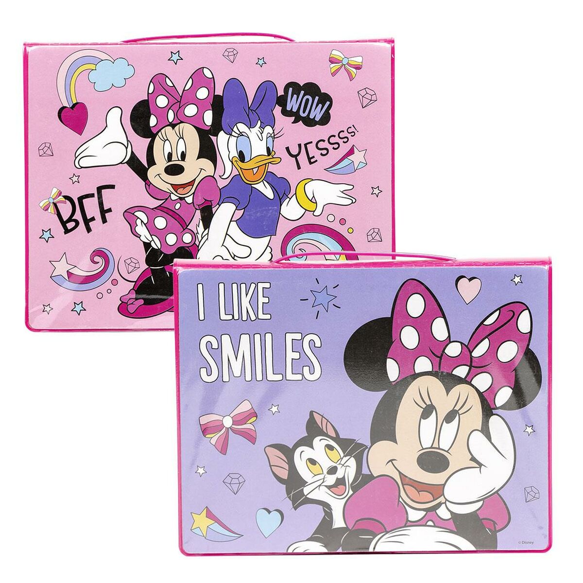 Brevpapper Set Minnie Mouse Portfölj Rosa - 2
