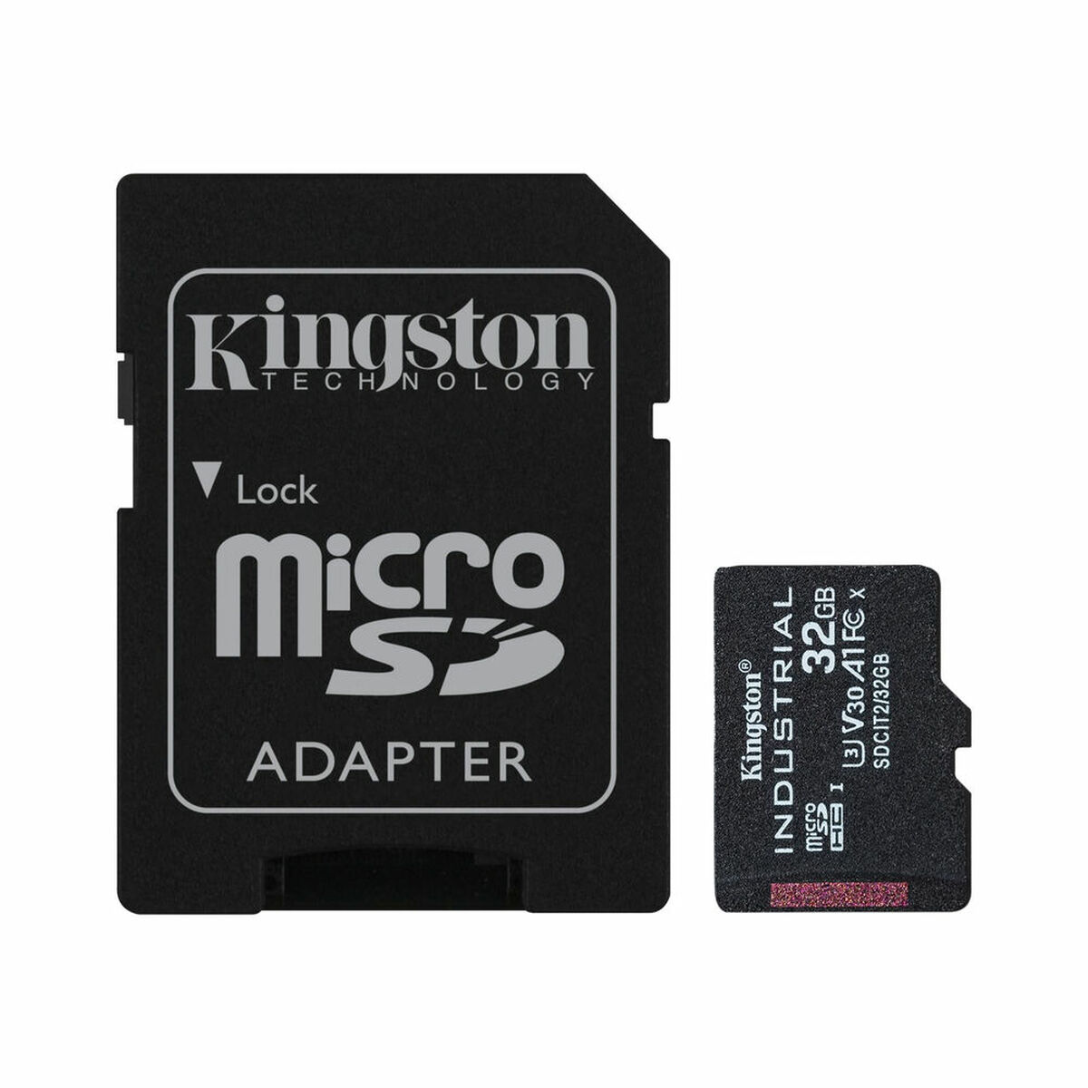 Micro-SD Minneskort med Adapter Kingston SDCIT/32GB 32 GB - 2