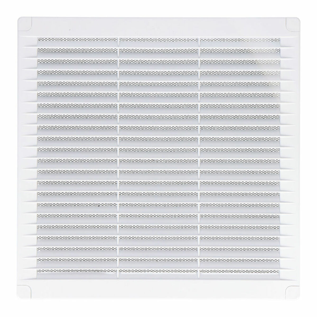 Ventilationsgaller EDM 87706 Vit 25 x 25 x 0,7 cm Myggnät