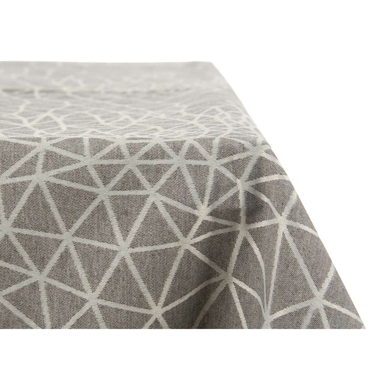 Bordsduk Kinvara BABEL GRIS 48 Vit Grå Jacquard - 4